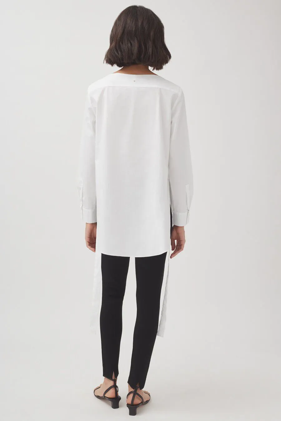 Poplin Asymmetrical Shirt