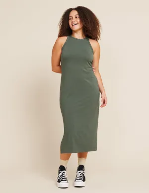 Racerback Dress - Moss