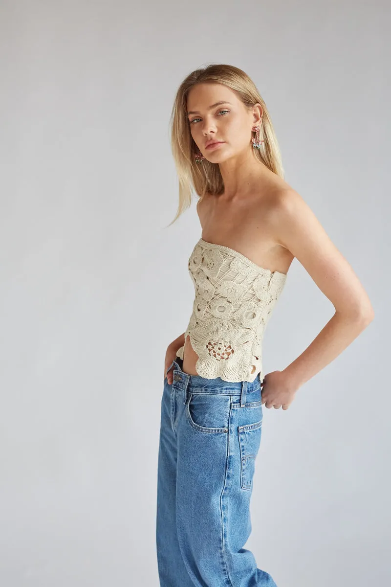 Sawyer Crochet Tube Top