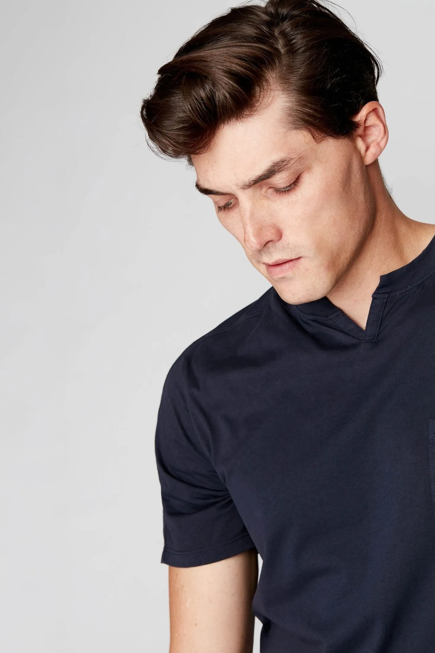 Slim Fit Victory V-Notch | in Premium Cotton Jersey