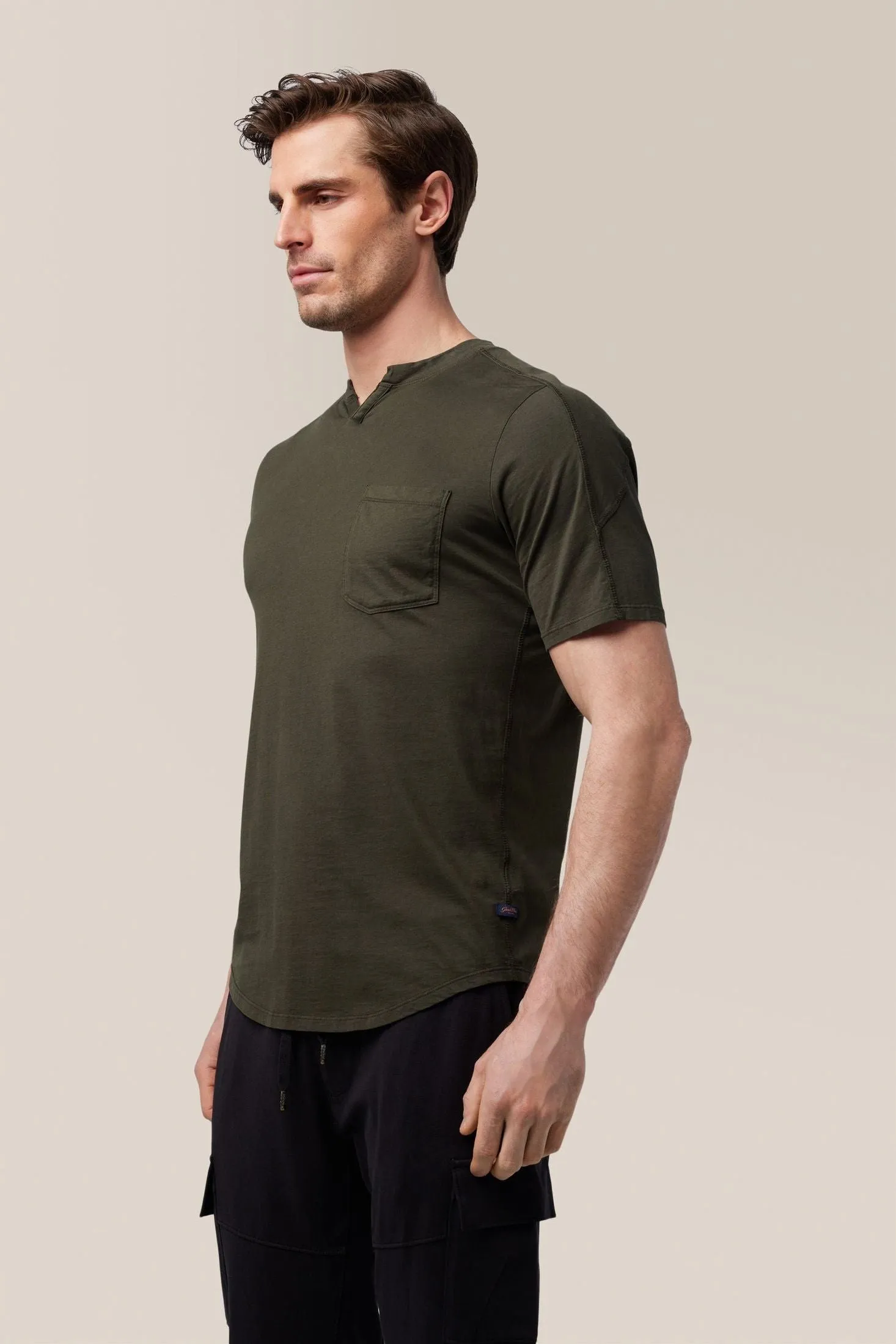 Slim Fit Victory V-Notch | in Premium Cotton Jersey