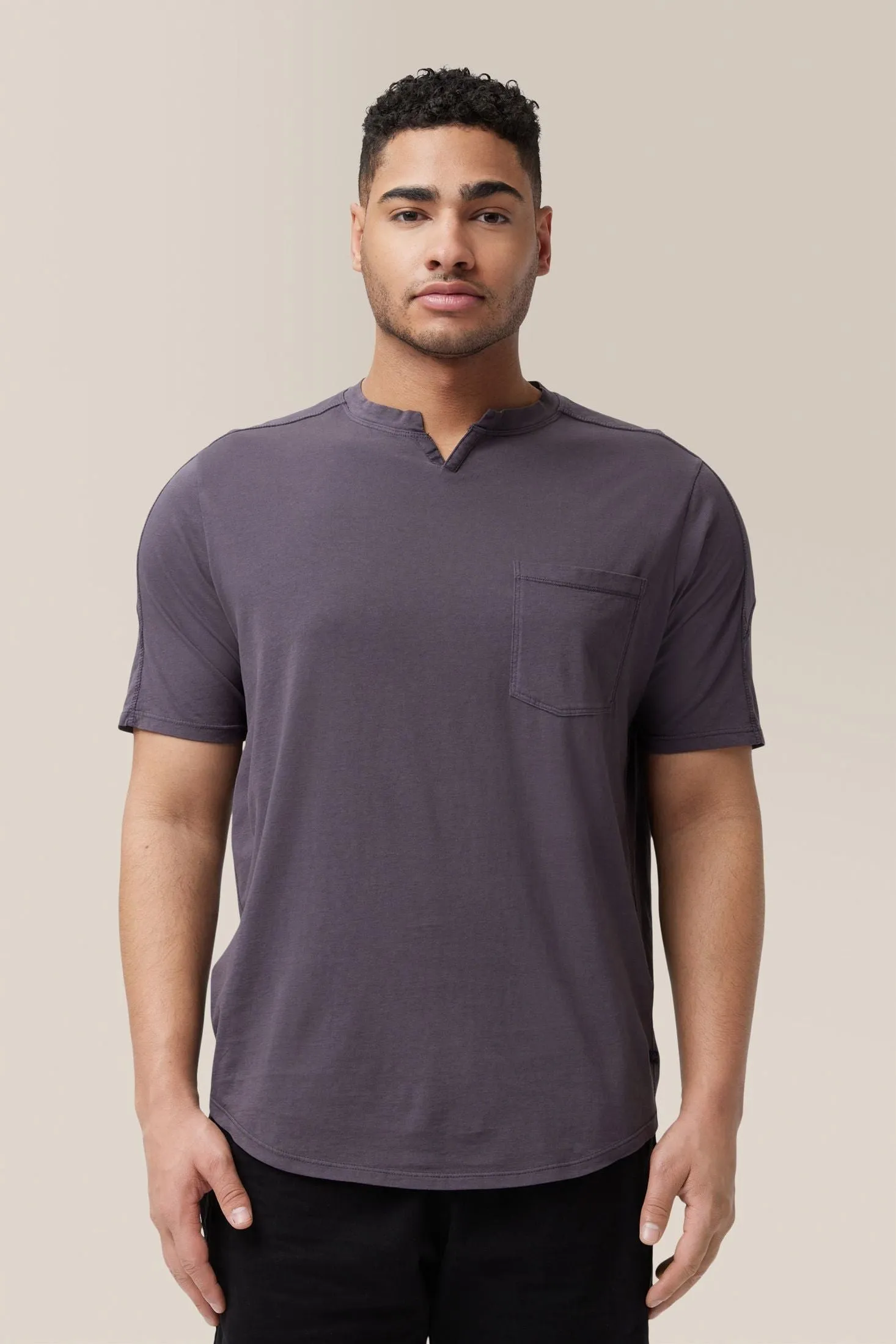 Slim Fit Victory V-Notch | in Premium Cotton Jersey