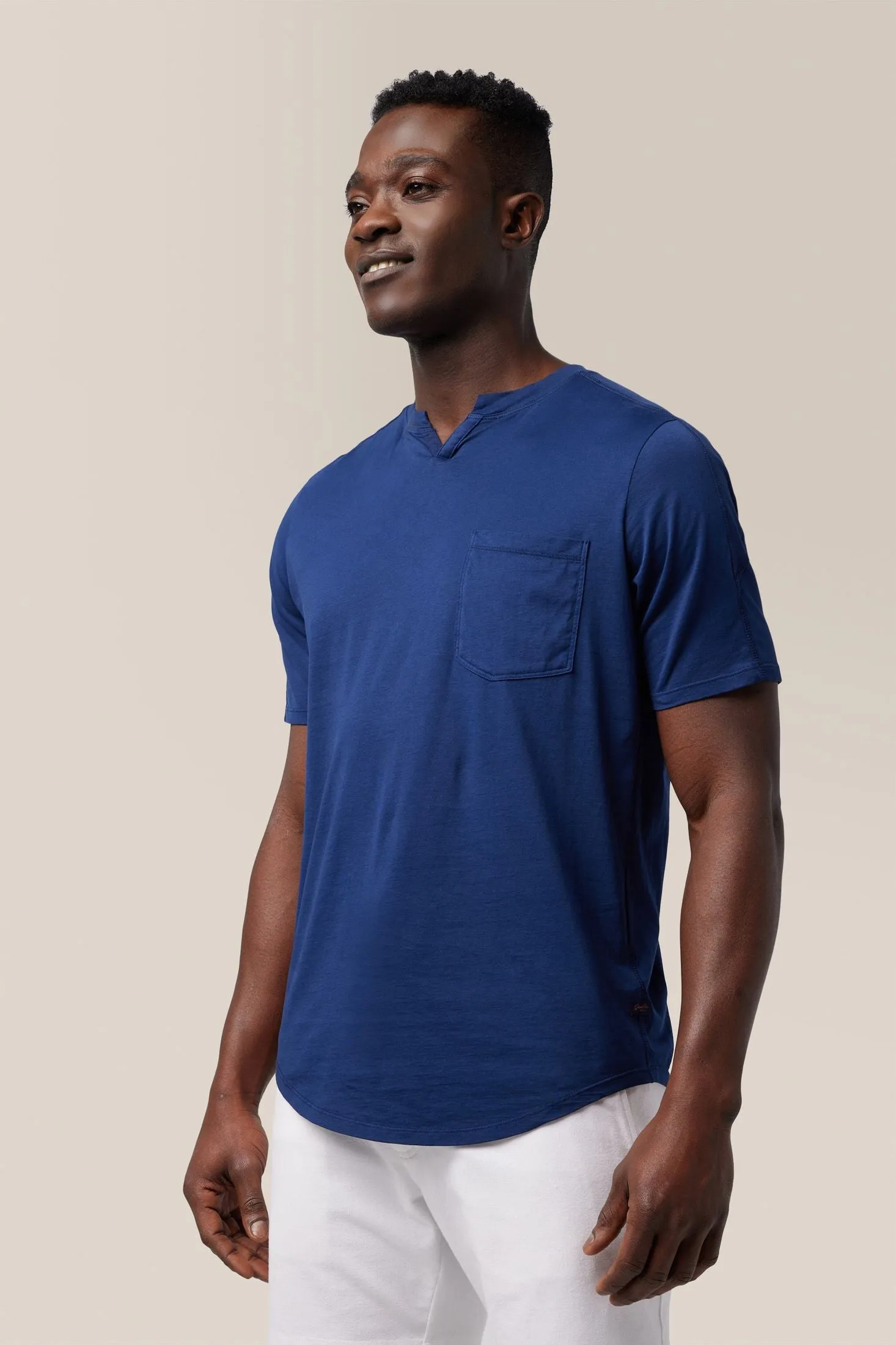 Slim Fit Victory V-Notch | in Premium Cotton Jersey