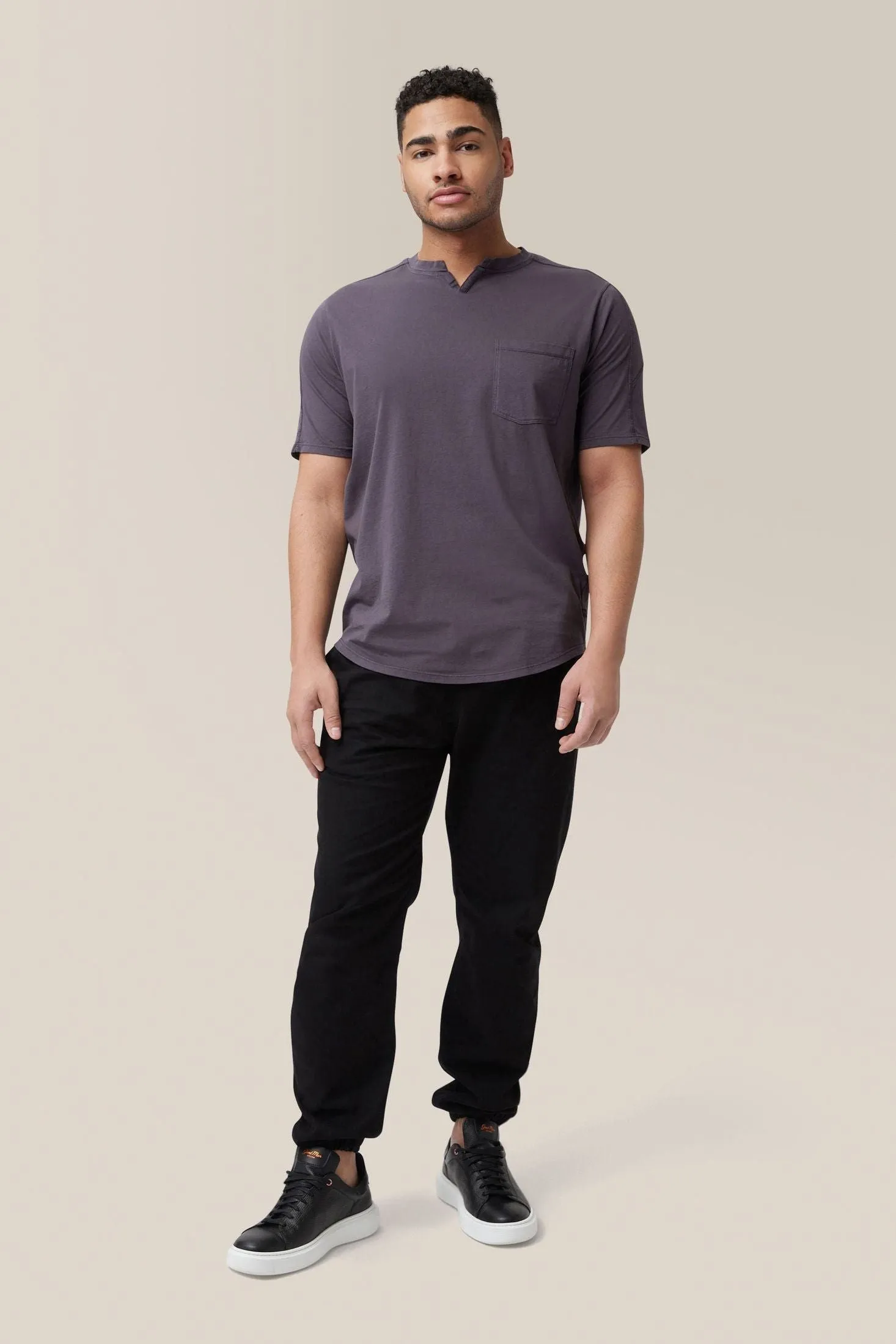 Slim Fit Victory V-Notch | in Premium Cotton Jersey