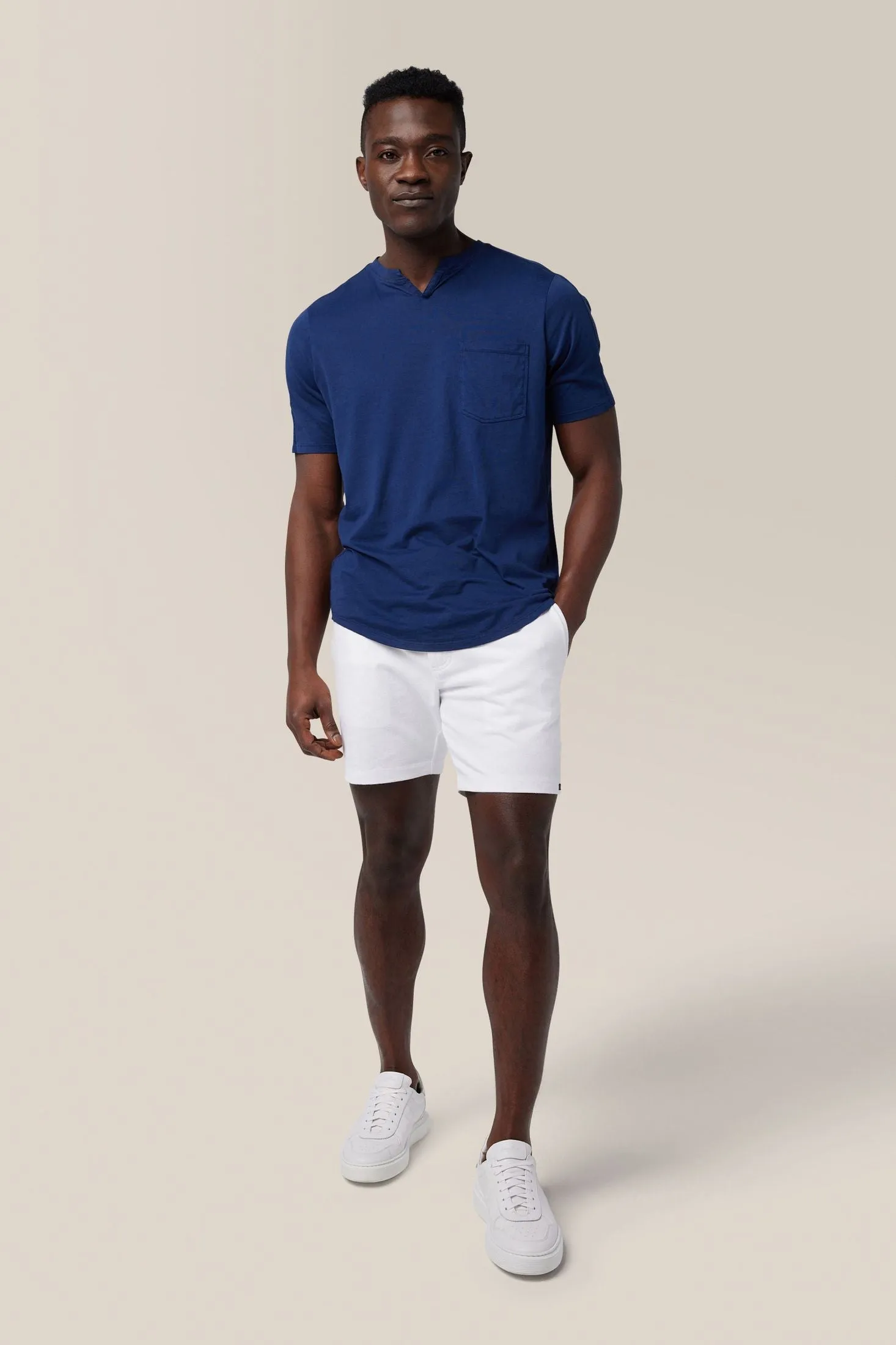 Slim Fit Victory V-Notch | in Premium Cotton Jersey