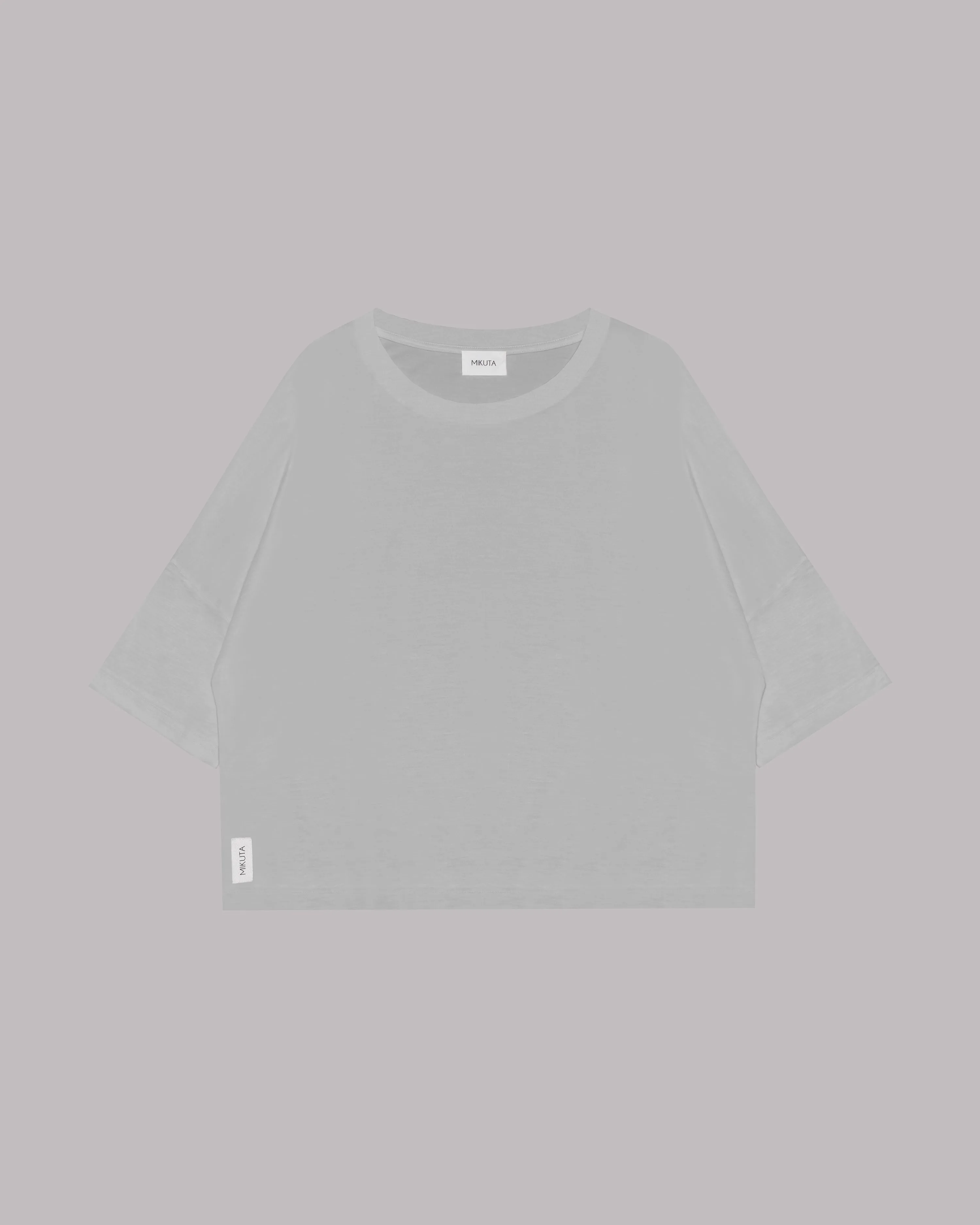 The Grey Loose Lyocell T-Shirt