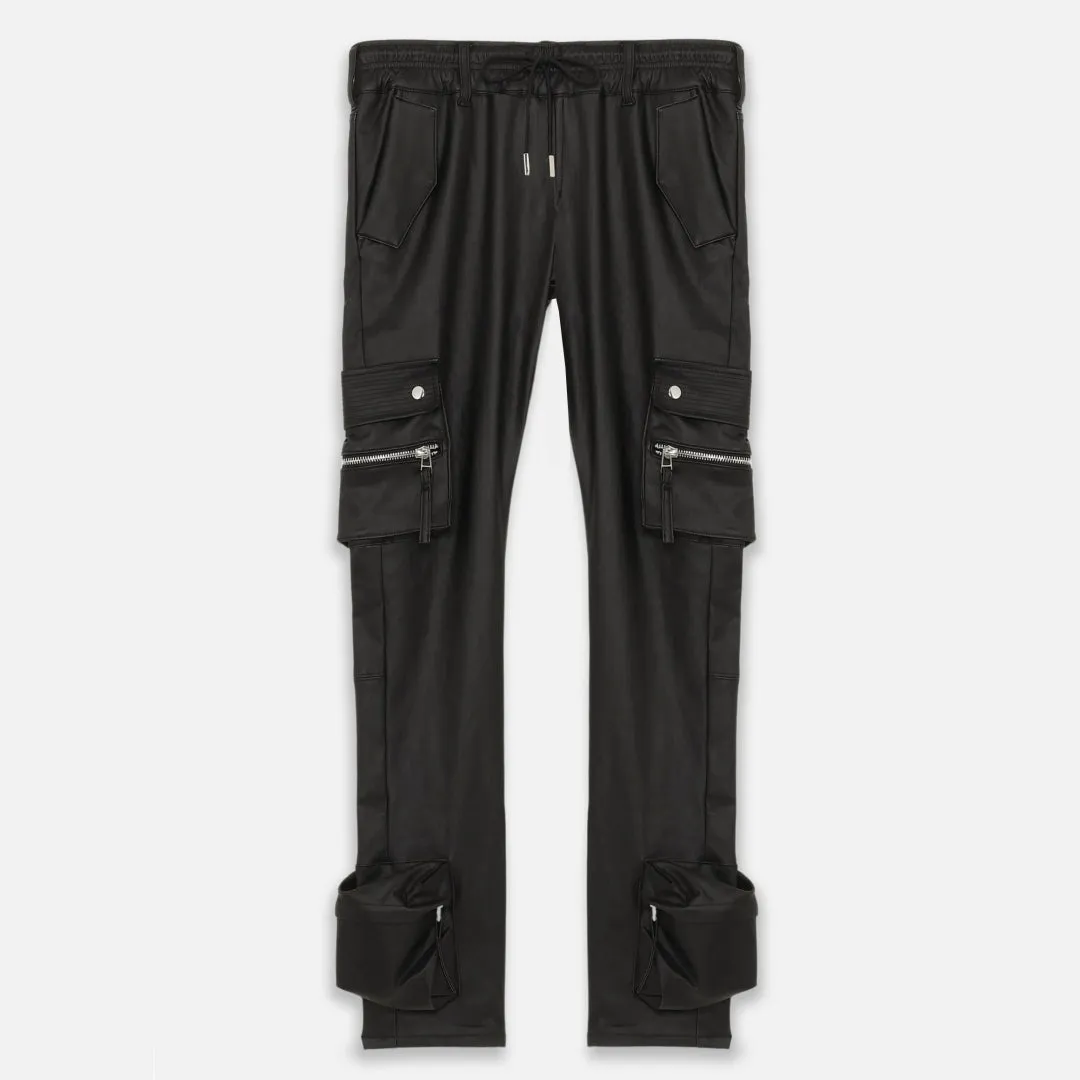 TYPE-4 SLIM STRETCH WAX CARGO PANTS