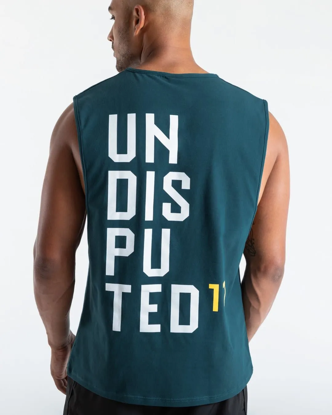 UNDISPUTED17 GRAPHIC MUSCLE TANK GREEN