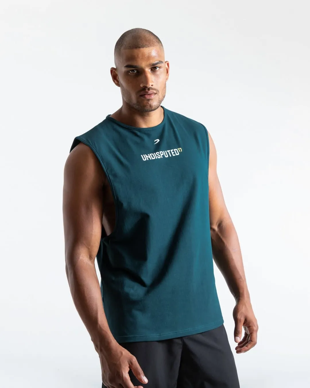 UNDISPUTED17 GRAPHIC MUSCLE TANK GREEN