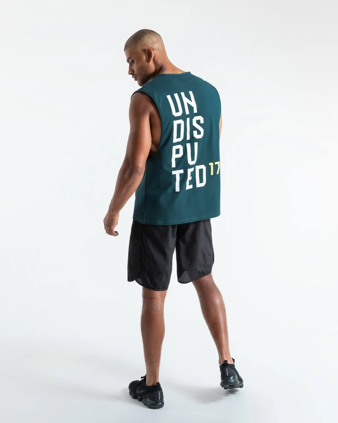 UNDISPUTED17 GRAPHIC MUSCLE TANK GREEN