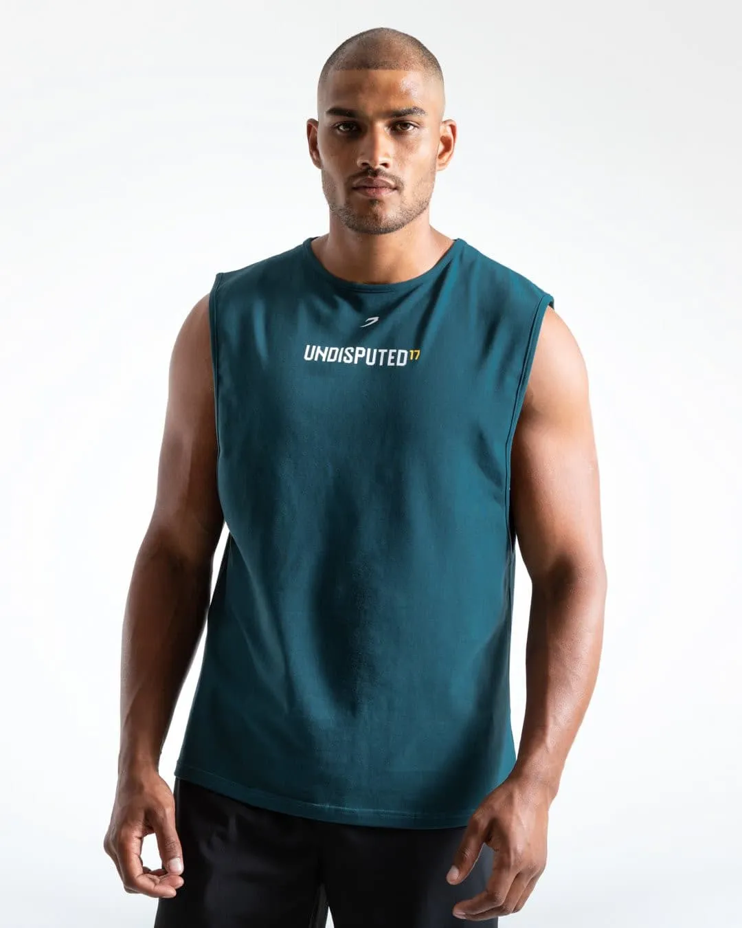 UNDISPUTED17 GRAPHIC MUSCLE TANK GREEN