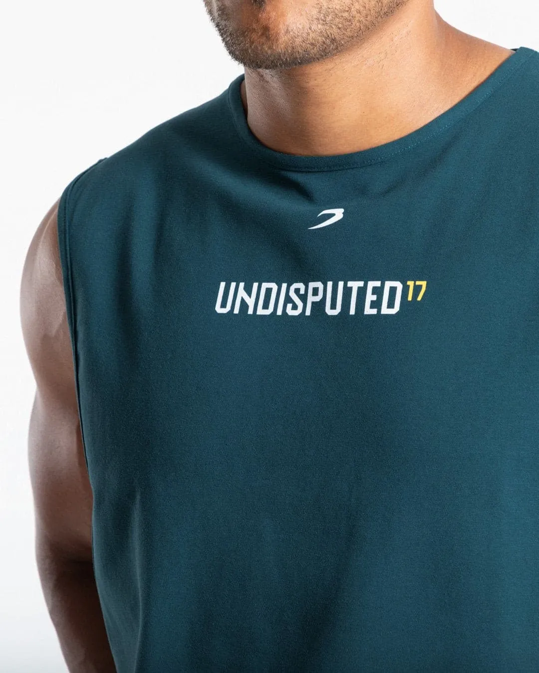 UNDISPUTED17 GRAPHIC MUSCLE TANK GREEN