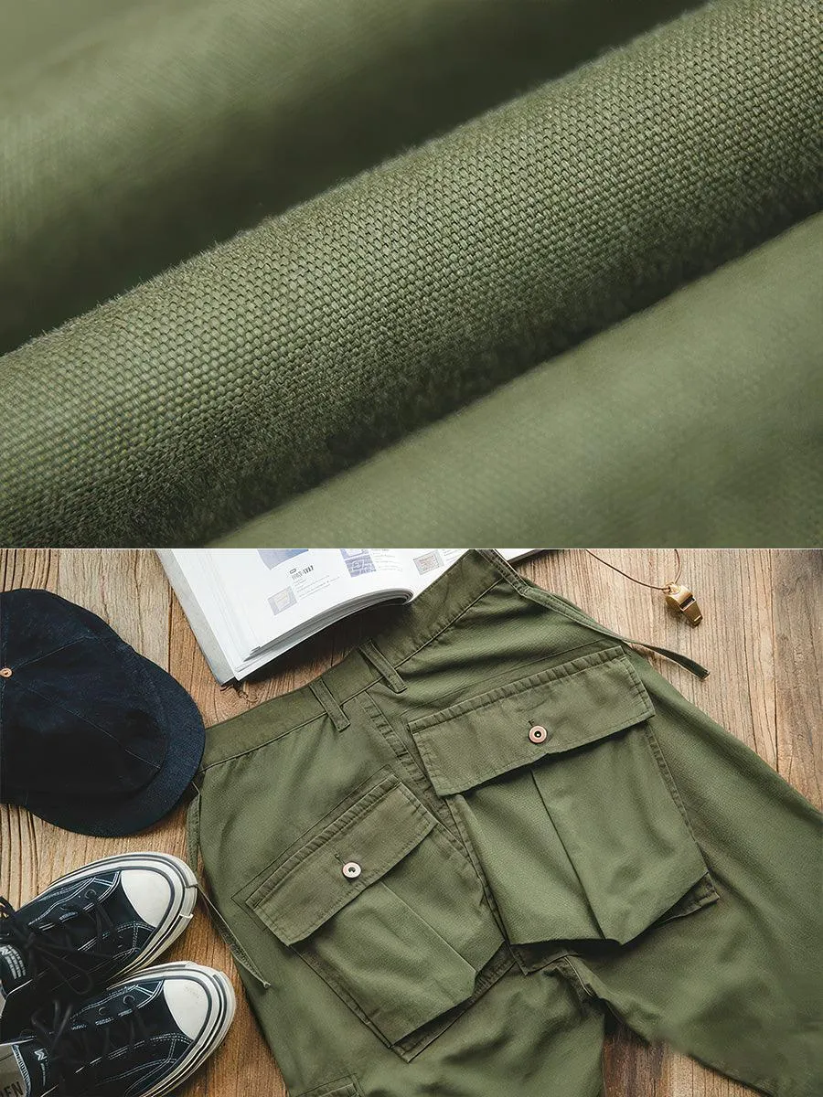 Unsymmetric Pockets Cargo Pants