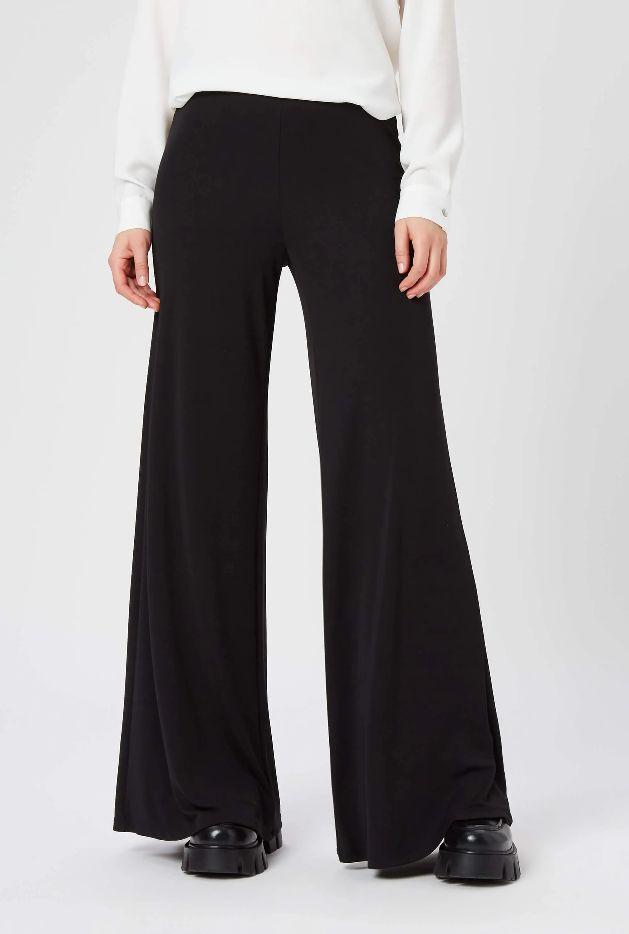 Wide Leg Palazzo Trousers