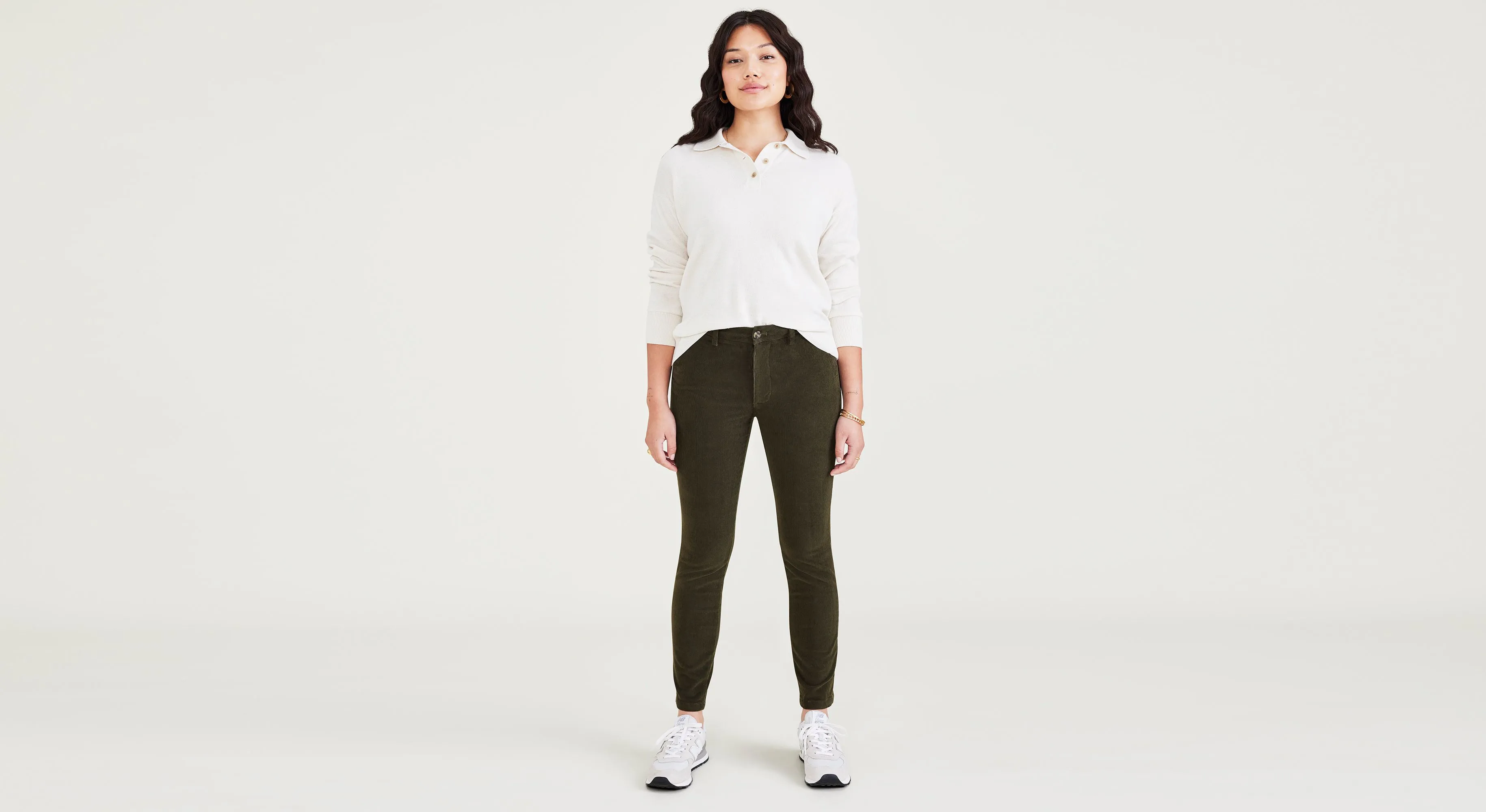 Women's Skinny Fit Chino Pants