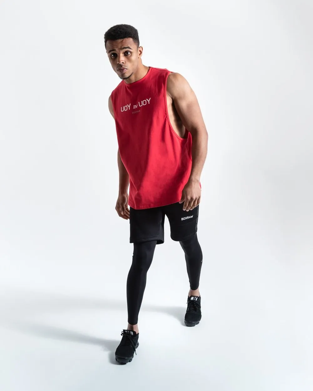 YOU VS. YOU MUSCLE TANK - RED