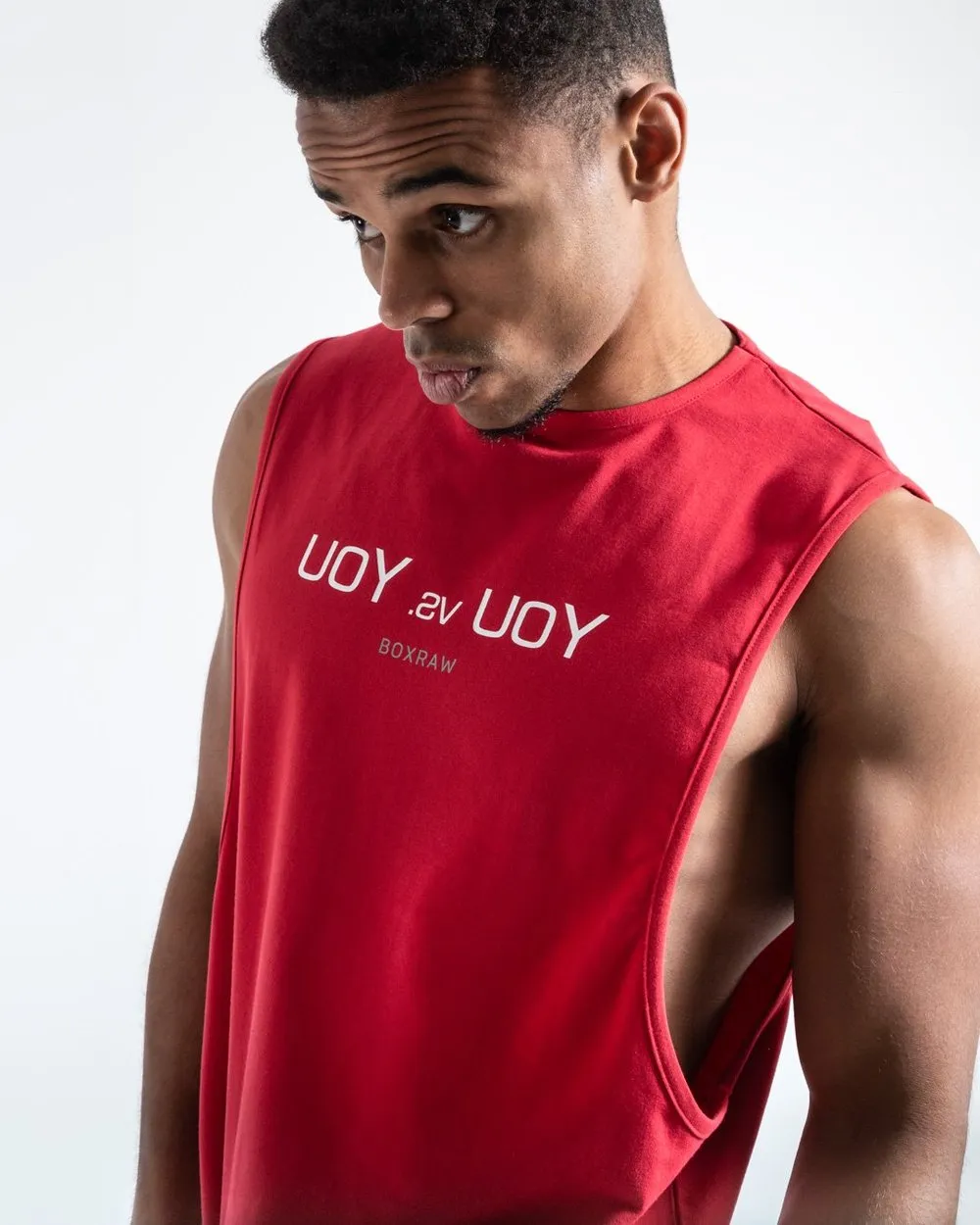 YOU VS. YOU MUSCLE TANK - RED