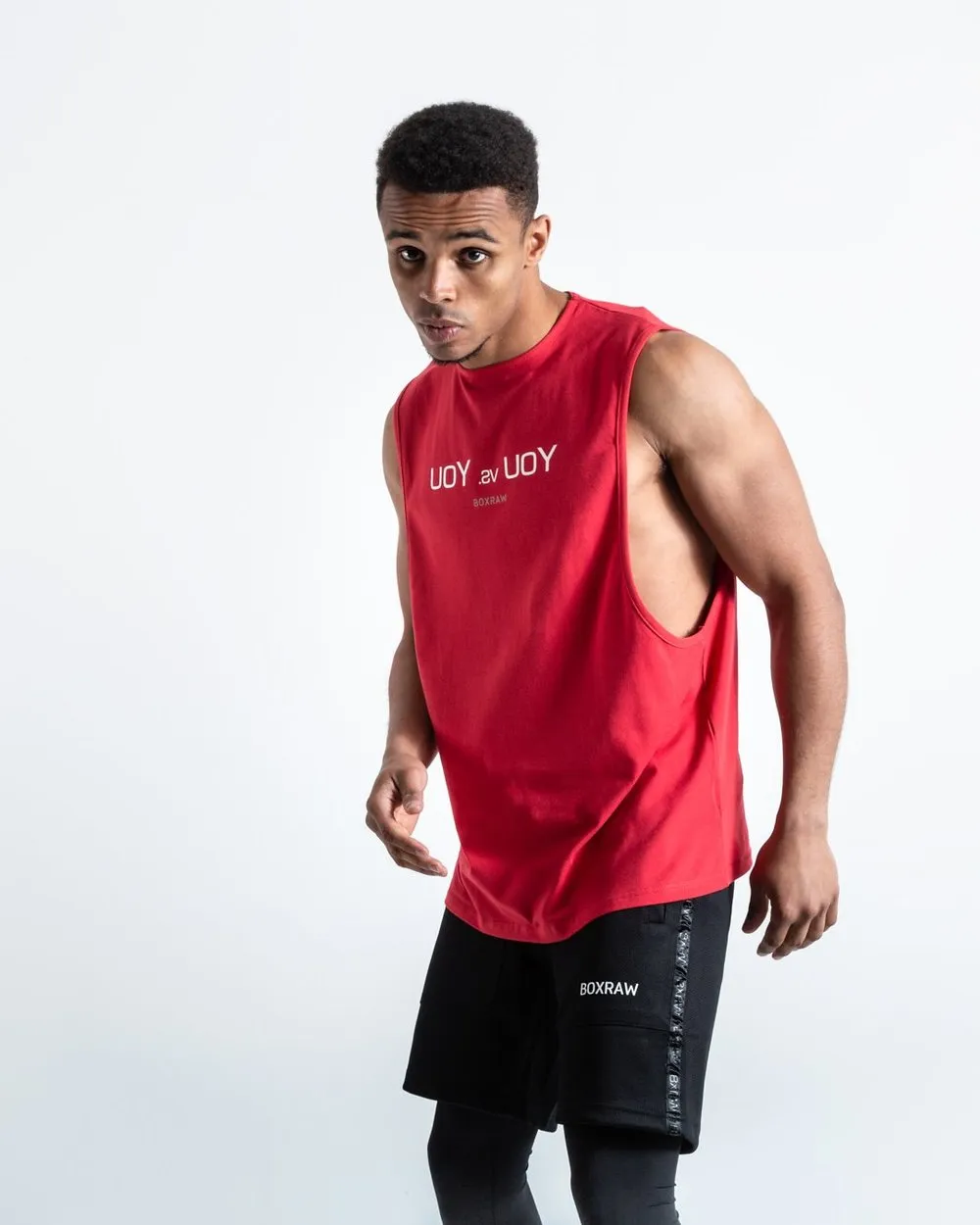 YOU VS. YOU MUSCLE TANK - RED