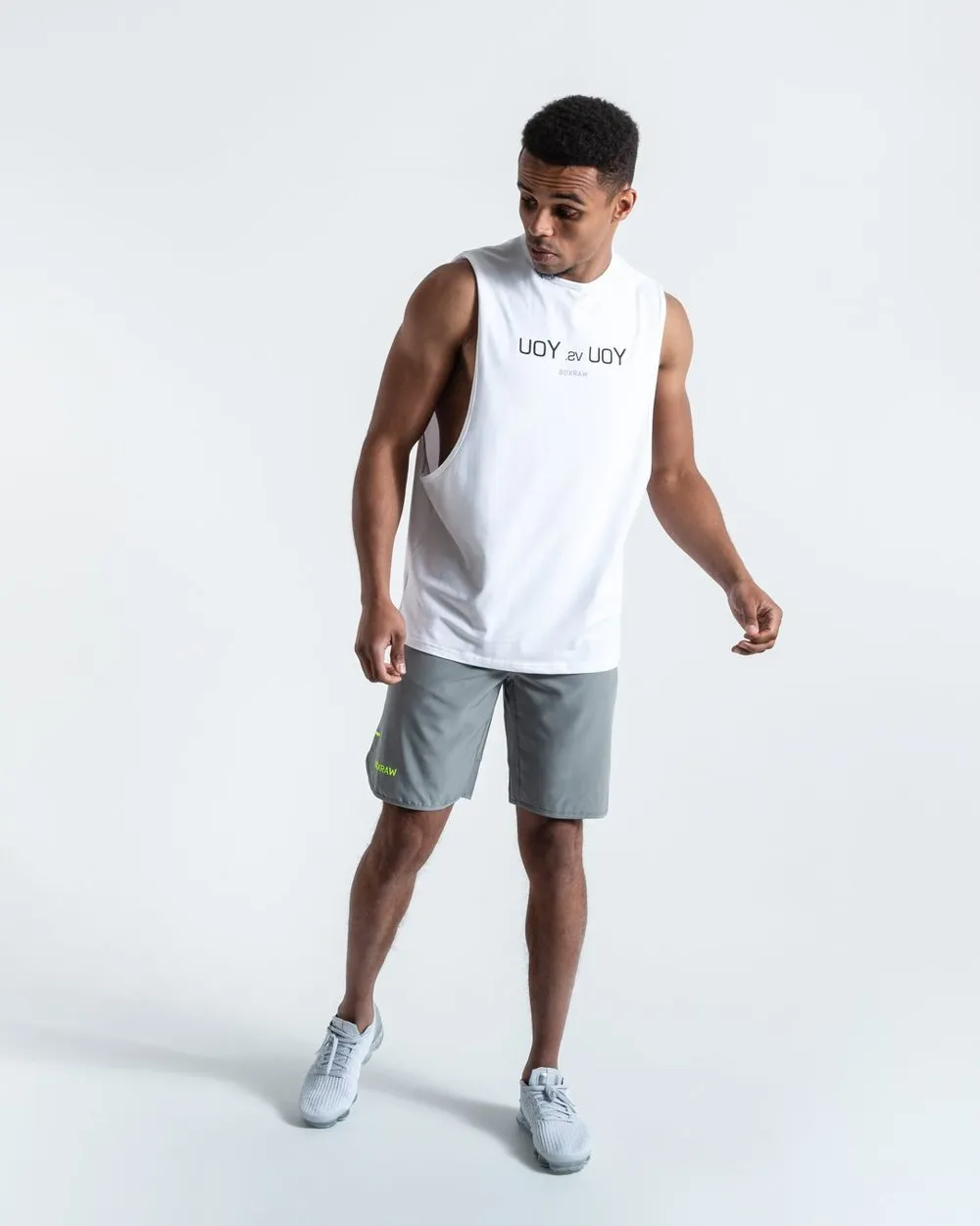 YOU VS. YOU MUSCLE TANK - WHITE